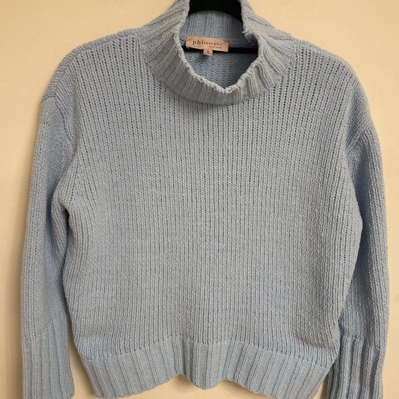 Philosophy Light Blue Sweater Size M - Picture 1 of 4